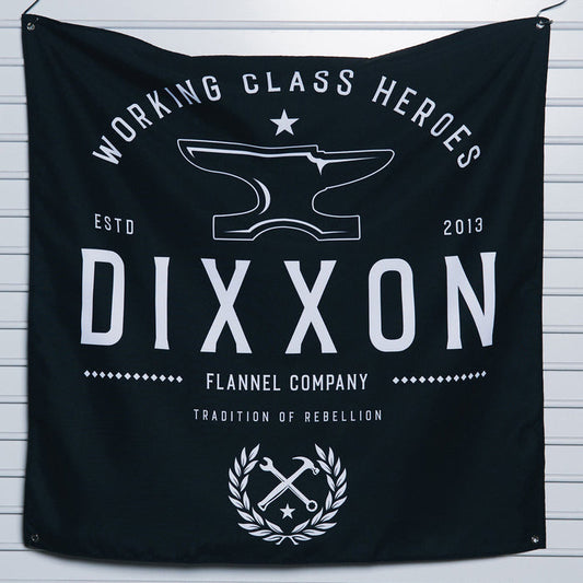 Working Class Heroes Garage Banner - 36" x 36"