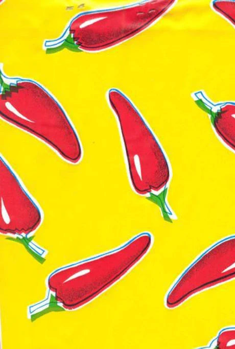 Yellow with Chiles Tablecloth 48x84