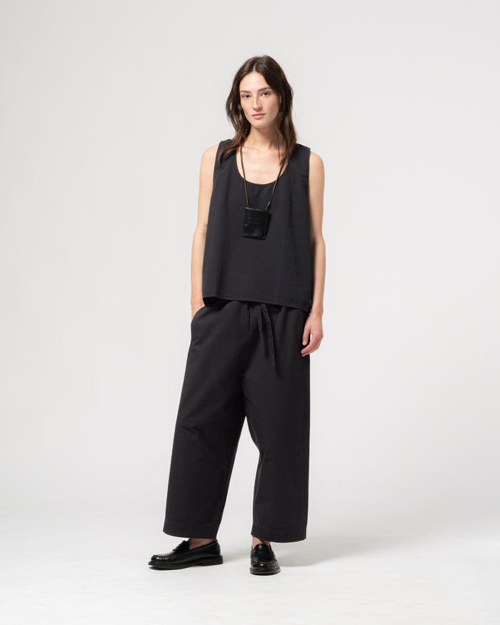 Zen Pants Crispy Cotton Midnight Blue